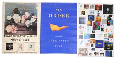 Lot 176 - NEW ORDER POSTERS INC ORIGINAL TRUE FAITH.