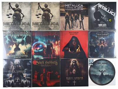 Lot 345 - PROG, PSYCH, METAL, ROCK MODERN ARCHIVE PRESSING LP'S INCLUDING METALLICA, IRON MAIDEN
