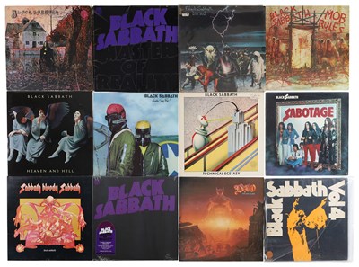 Lot 191 - BLACK SABBATH - DIO - LP AND 12" SINGLE COLLECTION