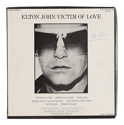 Lot 192 - ELTON JOHN - VICTIM OF LOVE - LP