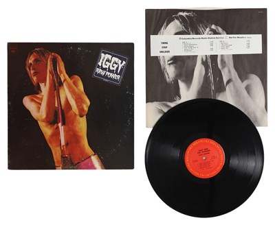Lot 304 - IGGY AND THE STOOGES - RAW POWER LP (US RADIO PROMO - COLUMBIA - KC 32111)