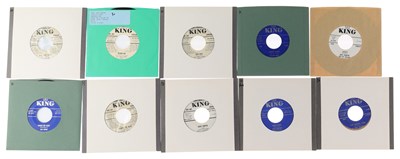 Lot 235 - USA KING LABEL R&B SOUL 7" SINGLES W/ PROMOS - BABS GONZALEZ, JOHN GREER + MORE