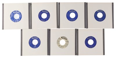 Lot 236 - WYNONIE HARRIS 7" USA KING RECORDS PACK WITH PROMO