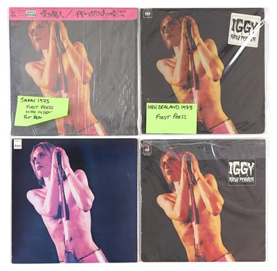 Lot 307 - IGGY & THE STOOGES - RAW POWER - JAPAN / AUSTRALIA / NEW ZEALAND - LP PACK