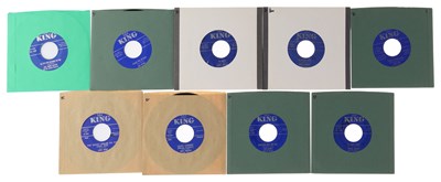 Lot 240 - USA 7" KING LABEL R&B BLUES ROCKERS - BULL MOOSE JACKSON, JACK DUPREE, GENE REDD