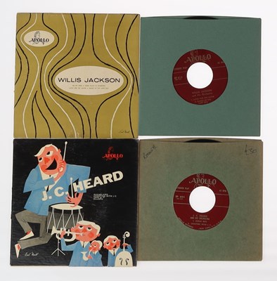 Lot 239 - USA APOLLO RECORDS EPS - WILLIS JACKSON & JC HEARD - RARE R&B-JAZZ