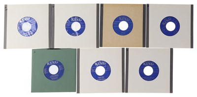 Lot 241 - TODD RHODES ORCHESTRA 7" PACK - USA KING RECORDS - R&B BLUES ROCKERS