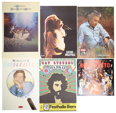 Lot 119 - 1970S ROCK / POP - PROMO POSTERS INC ROXY MUSIC.