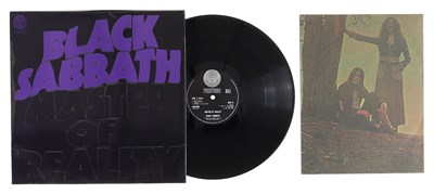 Lot 350 - BLACK SABBATH MASTER OF REALITY ORIGINAL LP WITH POSTER