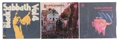 Lot 351 - BLACK SABBATH EARLY AND ORIGINAL PRESSINGS PACK