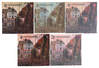 Lot 353 - BLACK SABBATH SELF TITLED LP RARE PRESSINGS PACK