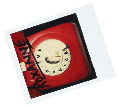 Lot 129 - THE POLICE - 'ROXANNE' - ORIGINAL MICHAEL ROSS SX-70 POLAROID ARTWORK FOR UK SINGLE SLEEVE