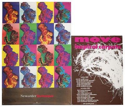 Lot 181 - NEW ORDER - TECHNIQUE BILLBOARD POSTER.