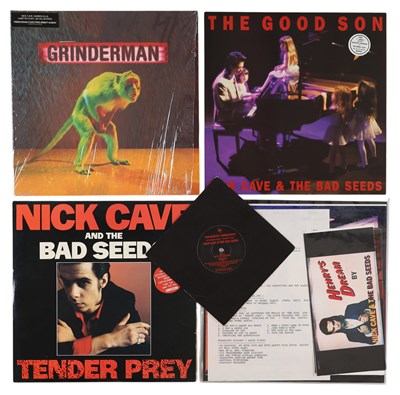 Lot 357 - NICK CAVE & THE BAD SEEDS - WHITE LABEL AND ORIGINAL LP RARITIES PACK
