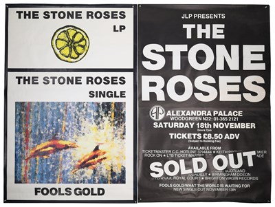 Lot 124 - STONE ROSES - BILLBOARD POSTERS INC ALEXANDRA PALACE.