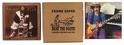 Lot 365 - FRANK ZAPPA BOXSETS INC 'BEAT THE BOOTS' (WITH T-SHIRT, BADGE + BOOK) PLUS OTHERS