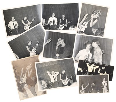 Lot 183 - SEX PISTOLS - ORIGINAL MANCHESTER FREE TRADE HALL PHOTOGRAPHS WITH COPYRIGHT..
