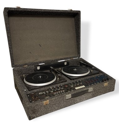 Lot 12 - A QUASAR DISCO-DECK & THREE MIXERS.