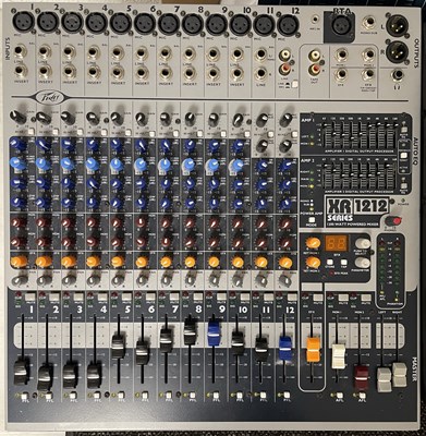Lot 12 - A QUASAR DISCO-DECK & THREE MIXERS.