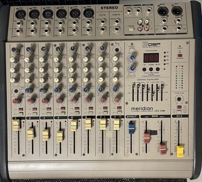 Lot 12 - A QUASAR DISCO-DECK & THREE MIXERS.