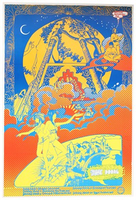 Lot 123 - PSYCHEDELIA - 500+ COPIES OF A NIGEL MENTZEL DESIGNED POSTER.