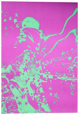 Lot 124 - PSYCHEDELIA - 450+ COPIES OF A JIMI HENDRIX POSTER.