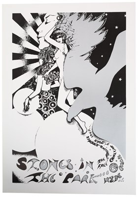 Lot 134 - PSYCHEDELIA - 500+ COPIES OF A NIGE MENTZEL DESIGNED POSTER.