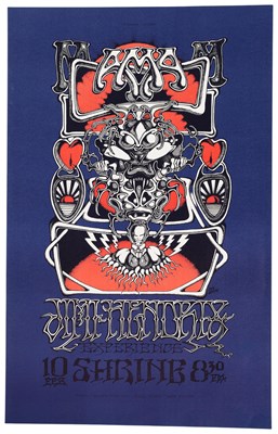 Lot 135 - PSYCHEDELIA - 150+ COPIES OF A RICK GRIFFIN REPRINT POSTER.