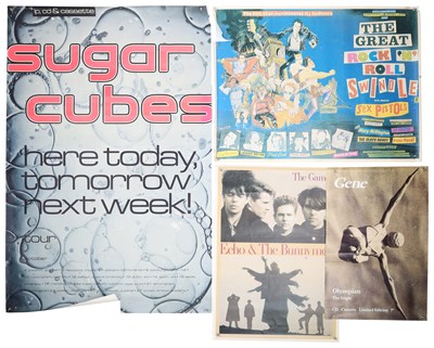 Lot 144 - POSTERS INC SUGARCUBES ORIGINAL TOUR POSTER.