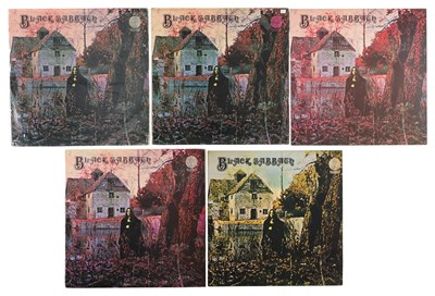Lot 368 - BLACK SABBATH SELF TITLED OVERSEAS EARLY PRESSINGS LP PACK