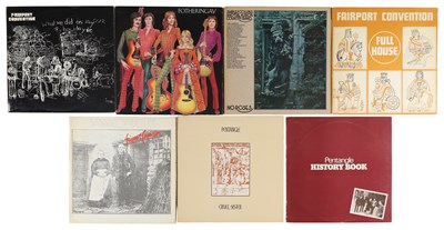 Lot 446 - BRITISH FOLK - LP PACK - FAIRPORT CONVENTION, FOTHERINGAY, SHIRLEY COLLINS