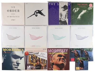 Lot 434 - NEW ORDER / SMITHS / MORRISSEY - LP / 12" / 7" PACK