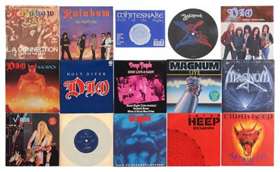Lot 453 - METAL - 7" SINGLE PACK - DEF LEPPARD, THIN LIZZY, GARY MOORE