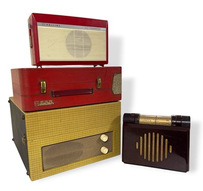 Lot 10 - PORTABLE RECORD PLAYERS & RADIOS.