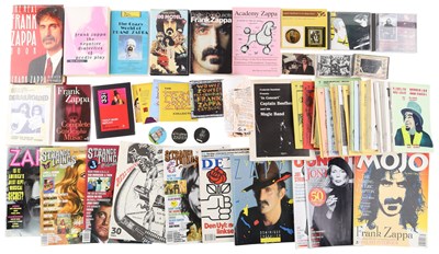 Lot 62 - FRANK ZAPPA - MEMORABILIA COLLECTION.
