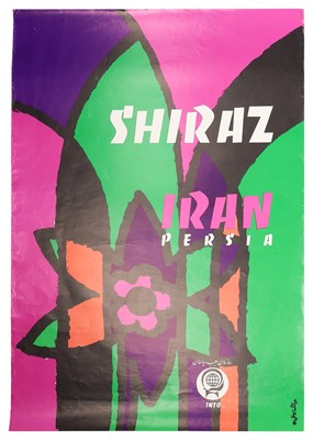 Lot 6 - IRAN / SHIRAZ TRAVEL POSTER (1960s)
