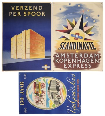 Lot 8 - DUTCH TRAVEL & ADVERTISING POSTERS - COLLECTION OF THREE