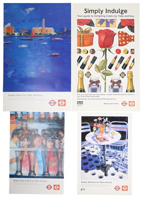 Lot 11 - LONDON TRANSPORT 'SIMPLY' CAMPAIGN POSTERS - COLLECTION OF SIX