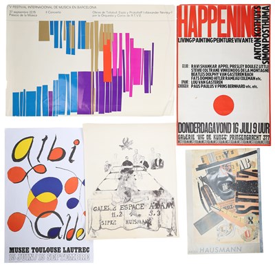 Lot 23 - EUROPEAN GALLERY & EXHIBITION POSTERS - COLLECTION OF TWELVE