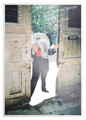 Lot 24 - PETER SAVILLE & BEN KELLY - 'INTERNATIONAL ORANGE' POSTER (2008)