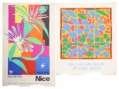 Lot 29 - HENRI MATISSE TRAVEL & EXHIBITION POSTERS - COLLECTION OF TWO