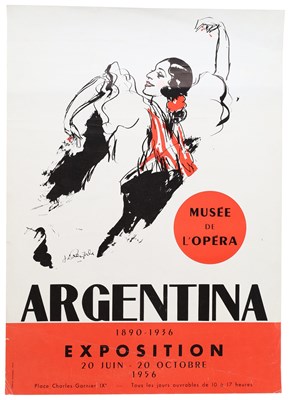 Lot 34 - ARGENTINA OPERA EXHIBITION POSTER (1956)