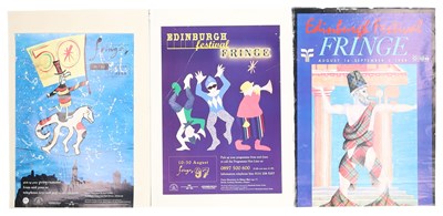 Lot 39 - CONCERT & EDINBURGH FRINGE FESTIVAL POSTERS - COLLECTION OF THREE