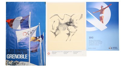 Lot 41 - OLYMPIC GAMES POSTERS - COLLECTION OF THREE