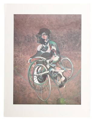 Lot 45 - FRANCIS BACON - GEORGES A BICYCLETTE LITHOGRAPH