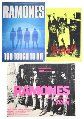 Lot 145 - PUNK POSTERS - RAMONES / CLASH - LATER PRINTS.