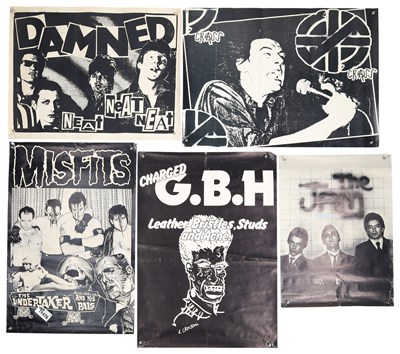 Lot 146 - PUNK POSTERS - 1980S POSTERS INC CRASS / MISFITS.