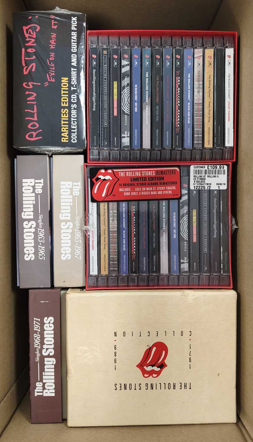 Lot 1 - THE ROLLING STONES CD BOX SET COLLECTION