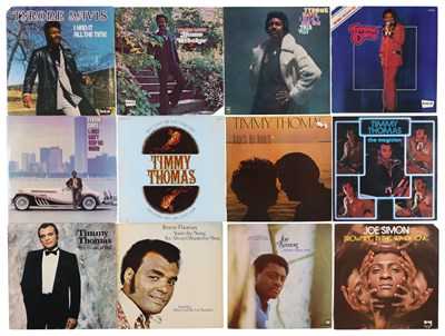 Lot 98 - CLASSIC 60'S 70'S FUNKY SOUL, RARE-GROOVE LPS - TYRONE DAVIS, TIMMY THOMAS, JOE SIMON