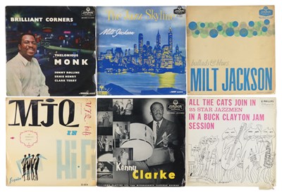 Lot 142 - BOP, JAZZ LPS ON UK LABELS - THELONIOUS MONK, MILT JACKSON, KENNY CLARKE